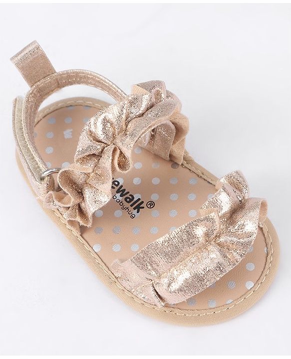 Cute Walk by Babyhug Velcro Closure Booties - Pink