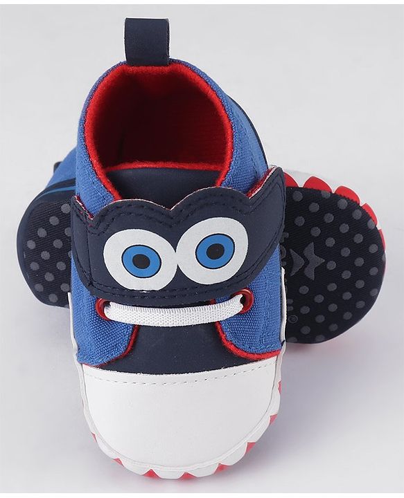 Cute Walk by Babyhug Velcro Closure Booties - Blue