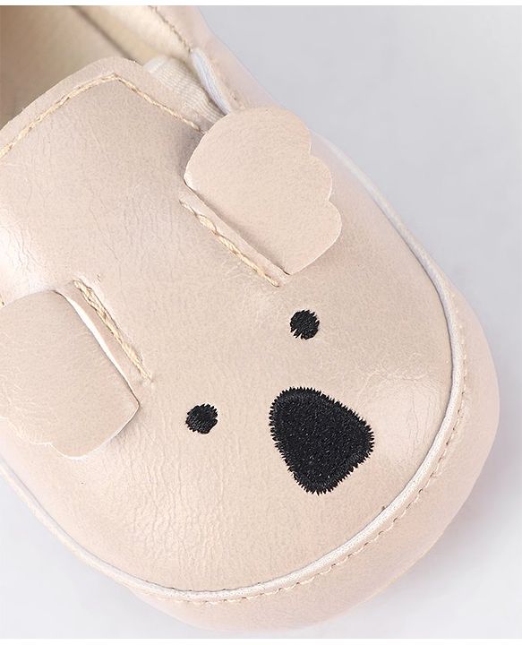 Cute Walk by Babyhug Slip On Booties - Cream