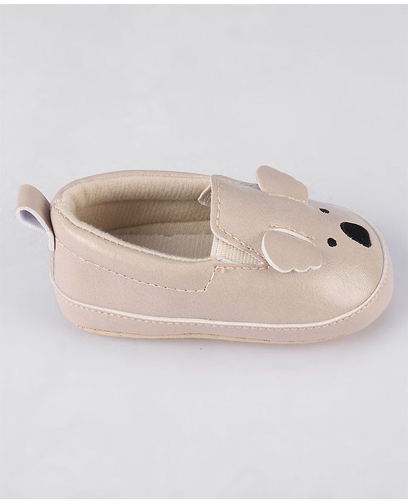 Cute Walk by Babyhug Slip On Booties - Cream