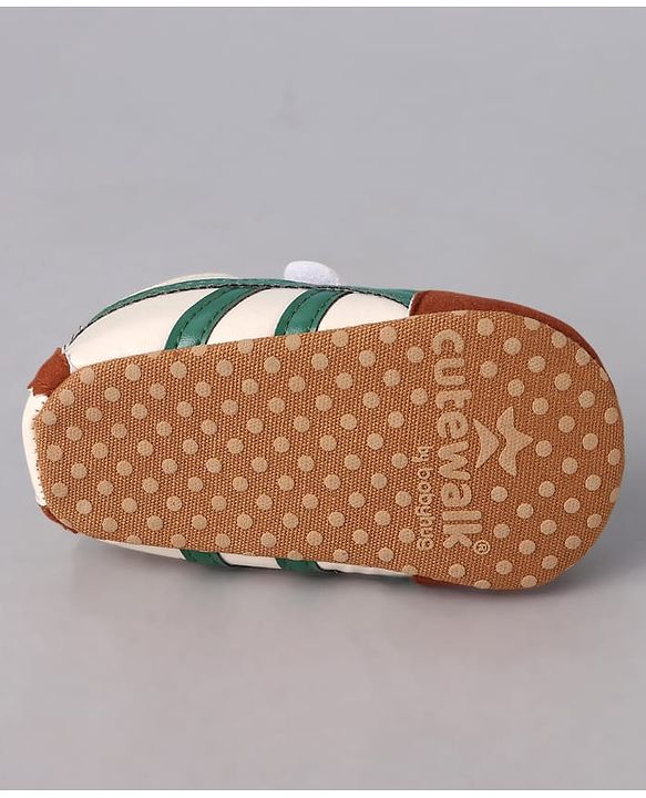 Cute Walk by Babyhug Velcro Closure Booties - Red