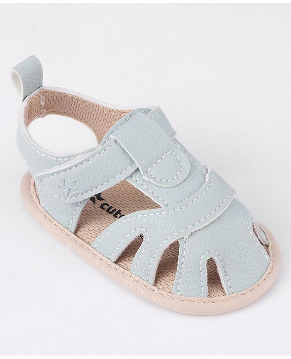Cute Walk by Babyhug Velcro Closure Booties - Blue