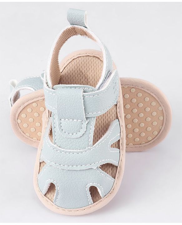 Cute Walk by Babyhug Velcro Closure Booties - Blue