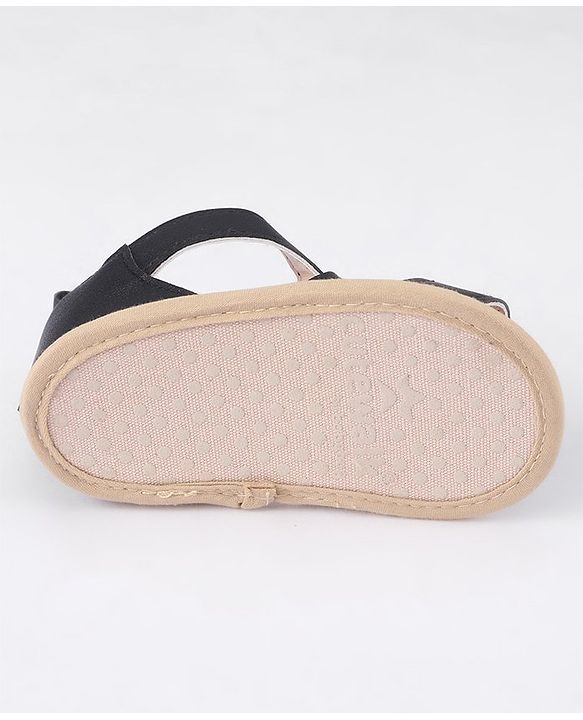 Cute Walk by Babyhug Velcro Closure Booties - Black