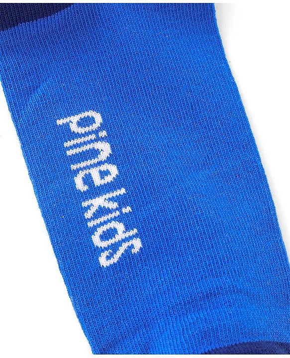 Pine Kids Ankle Length Socks Logo Design Pack of 3 - Multicolor
