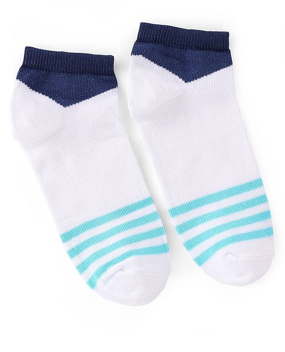 Pine Kids Ankle Length Socks Logo Design Pack of 3 - Multicolor