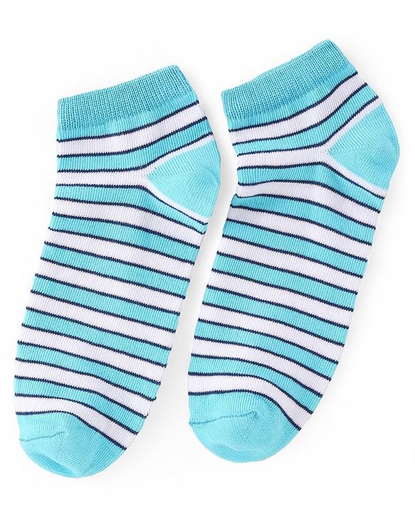 Pine Kids Ankle Length Socks Logo Design Pack of 3 - Multicolor
