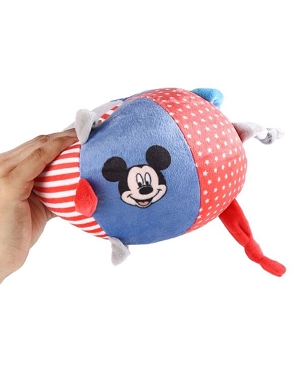 Babyhug Disney Mickey Soft Ball With Loops -  Circumference- 44 cm