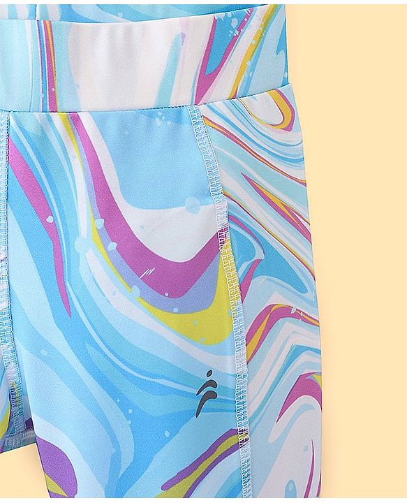 Pine Active Full Length Super Stretch Leggings Marble Print - Multicolour