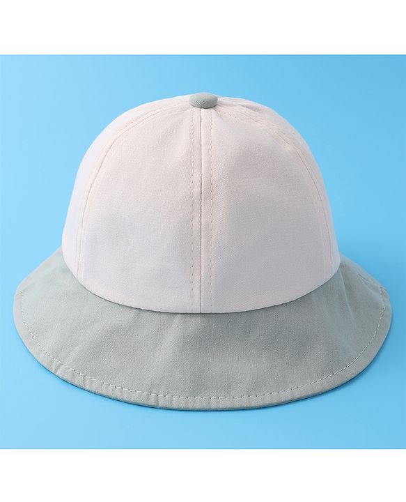 Babyhug Bucket Hat with Puppy Embroidery & Applique - Light Green