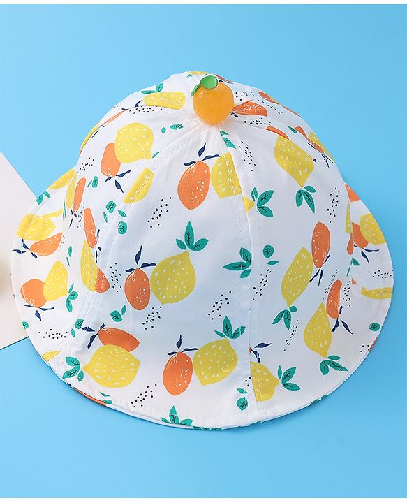 Babyhug Bucket Hat Fruit Print -Multiucolor