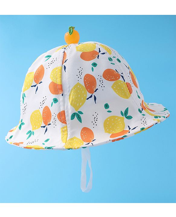 Babyhug Bucket Hat Fruit Print -Multiucolor