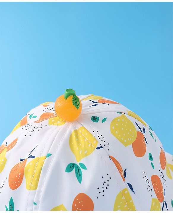 Babyhug Bucket Hat Fruit Print -Multiucolor