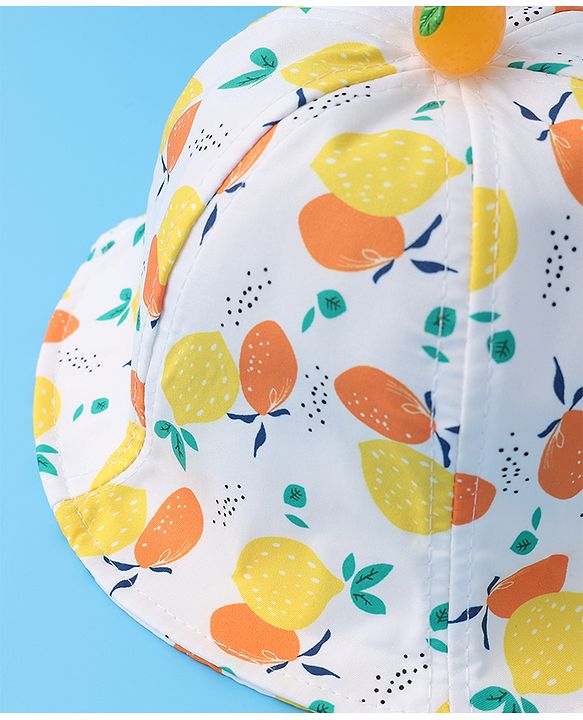 Babyhug Bucket Hat Fruit Print -Multiucolor