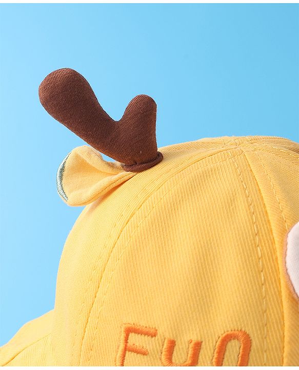 Babyhug Bucket Hat Giraffe Print - Yellow