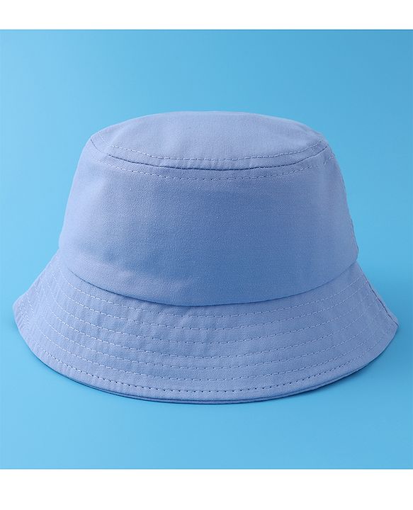Babyhug Bucket Hat With Dino Applique -Blue