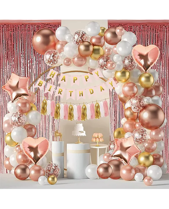 18in Balloon Happy Birthday Pink and Gold Balloon 18in Balloon Happy Birthday Pink and Gold Balloon