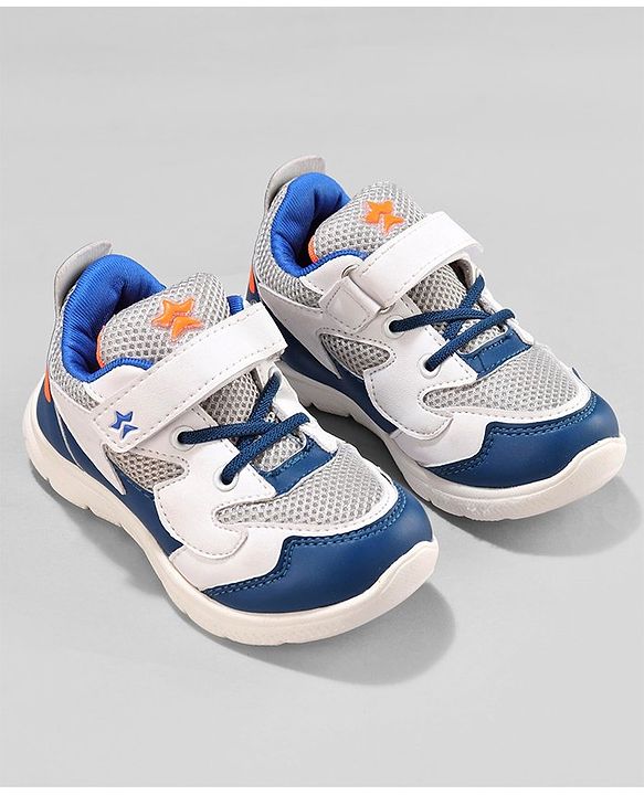 Cute Walk by Babyhug Sneakers  with Velcro Closure - White