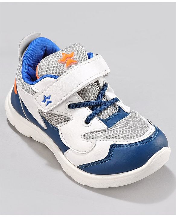 Cute Walk by Babyhug Sneakers  with Velcro Closure - White