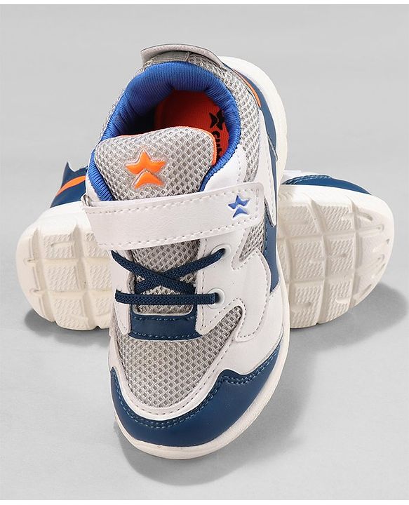 Cute Walk by Babyhug Sneakers  with Velcro Closure - White