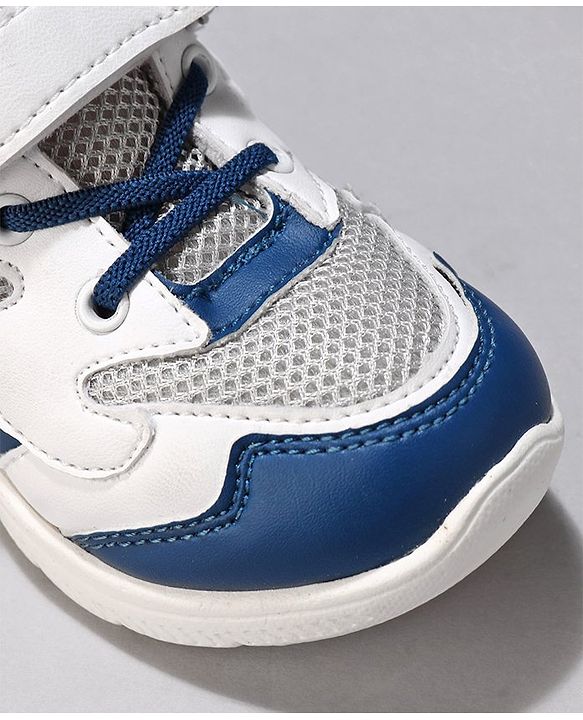 Cute Walk by Babyhug Sneakers  with Velcro Closure - White