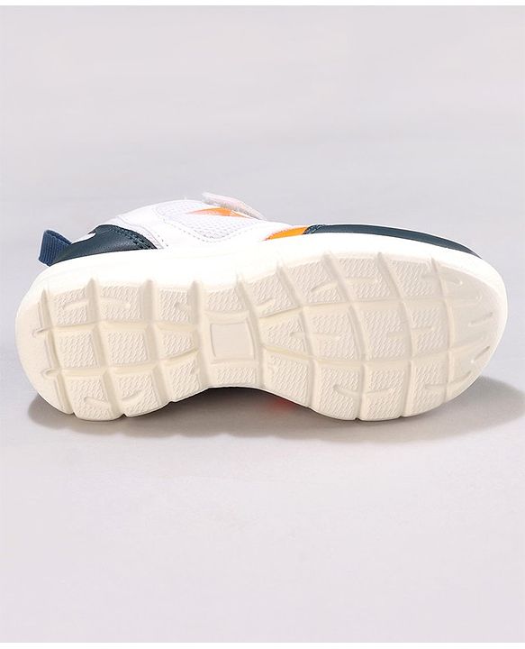 Cute Walk by Babyhug Sneakers with Velcro Closure - Black & Blue