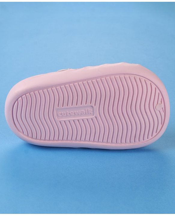 Cute Walk by Babyhug Slip on Clogs with Strap - Pink