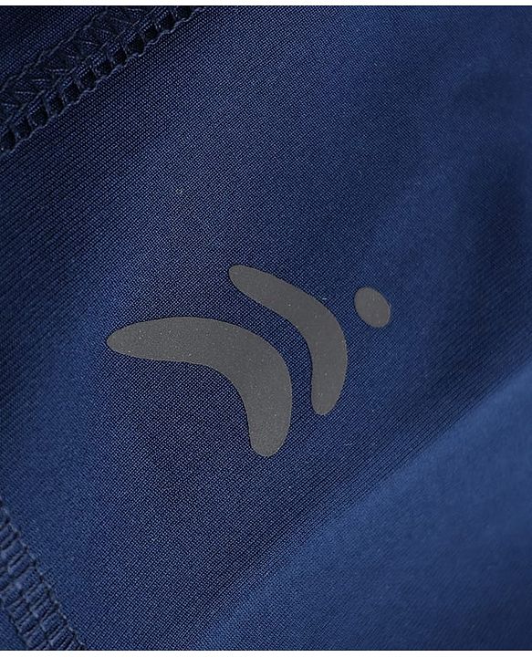Pine Active Super Stretch Solid Cycling Shorts - Navy Blue