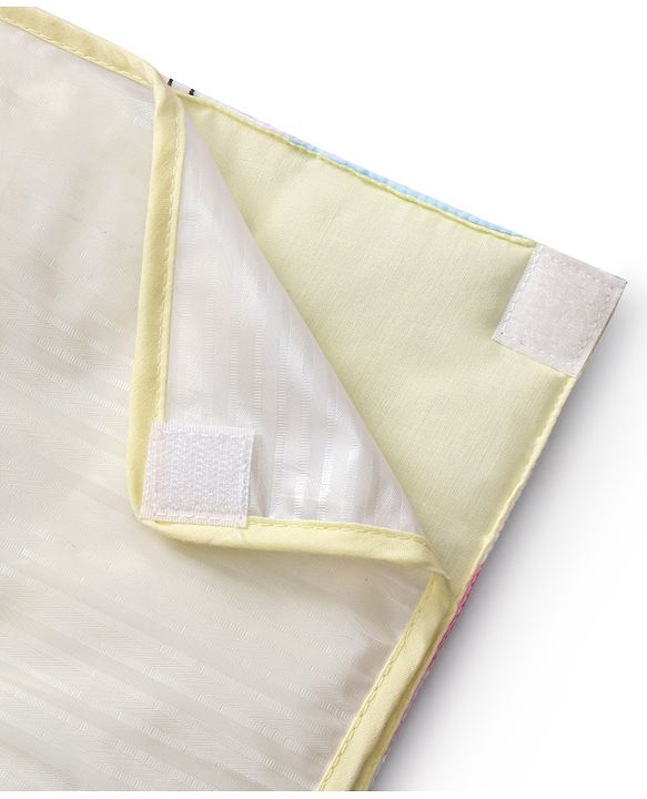 Babyhug Multi Purpose Baby Mat With Sunny Day Theme Print Set Of 3 - White