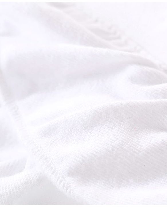 Babyhug Cotton Knit Frill Sleeves Floral Bouquet Printed Top with Frill Detailing - White
