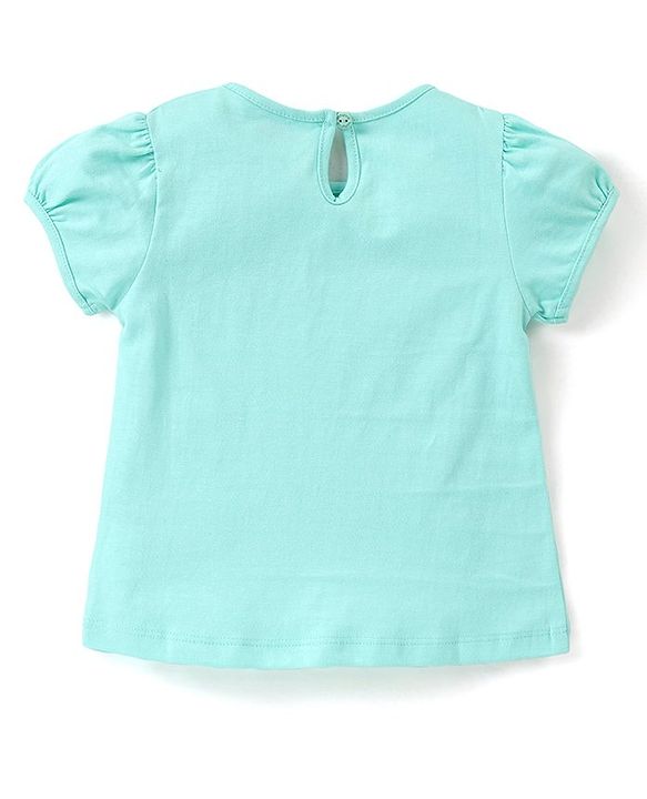 Babyhug Cotton Half Sleeves Top Text Print Pack of 2 - Multicolour