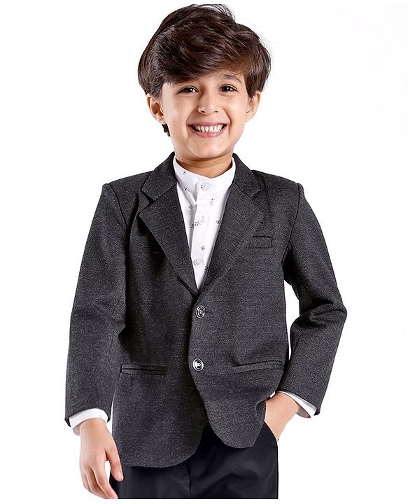 Babyhug  Full Sleeves Party  Blazer - Black