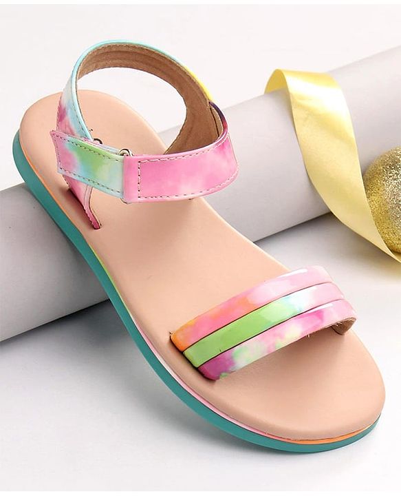 Pine Kids Sandals with Velcro Closure -  Multicolor