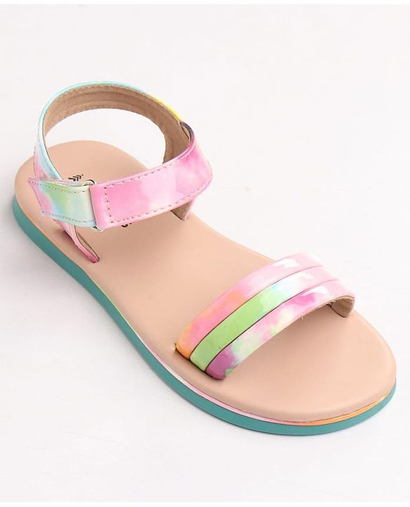 Pine Kids Sandals with Velcro Closure -  Multicolor