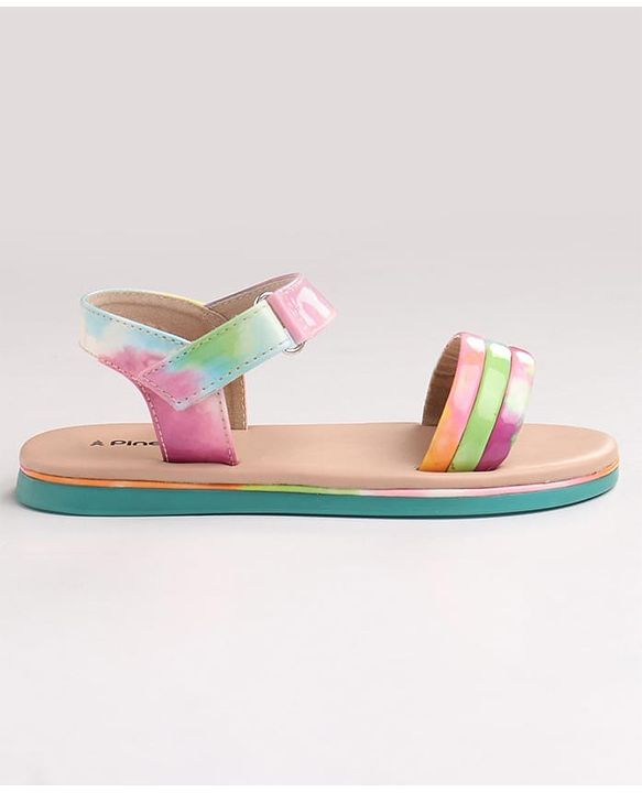 Pine Kids Sandals with Velcro Closure -  Multicolor