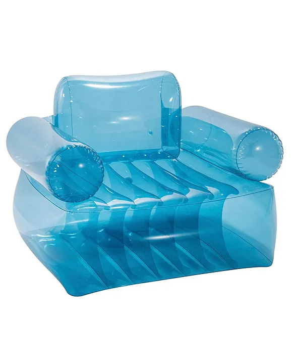 Intex 66503NP Inflatable Blue Armchair Transparent Sofa Inflatable