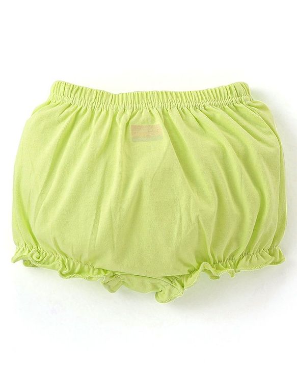Babyhug 100% Cotton Antibacterial Bloomers Polka Dots and Floral Print Pack of 3 - Pink & Green
