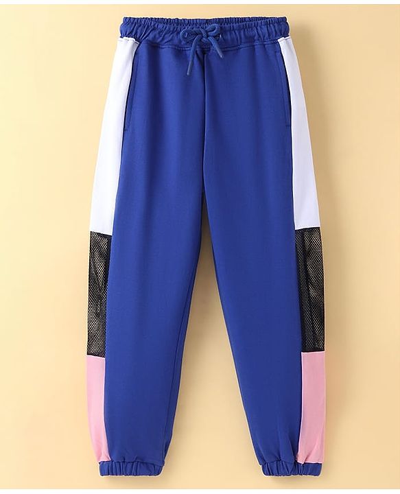 Pine Kids Cotton Knit Full Length Lounge Pant- Blue