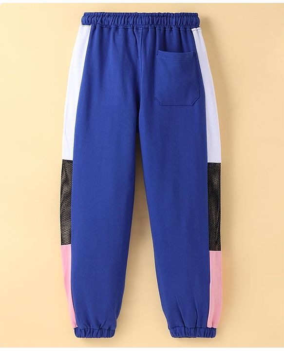 Pine Kids Cotton Knit Full Length Lounge Pant- Blue
