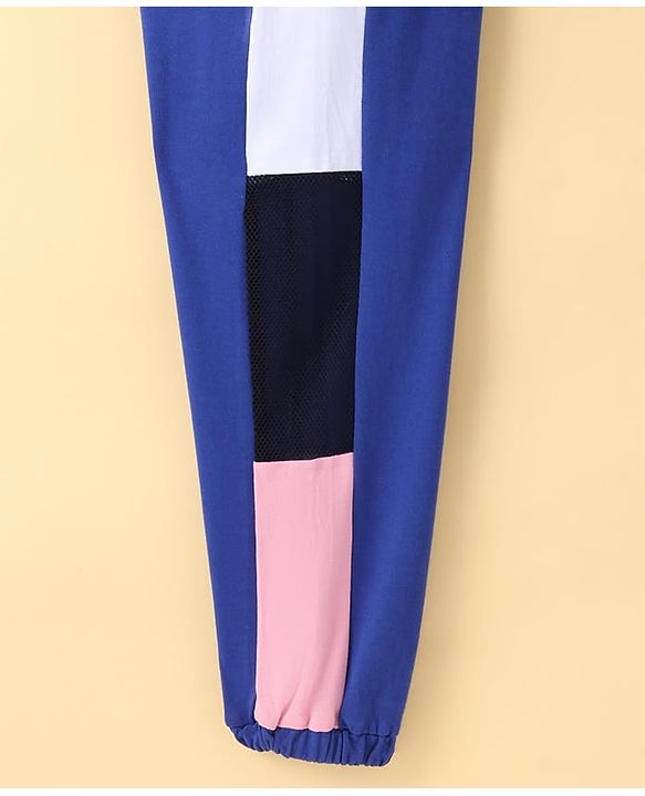 Pine Kids Cotton Knit Full Length Lounge Pant- Blue