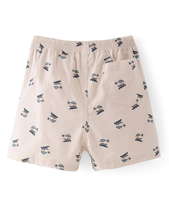 Pine Kids Cotton Elasticated Boxers Cactus Print Pack of 2 (Color May Vary)