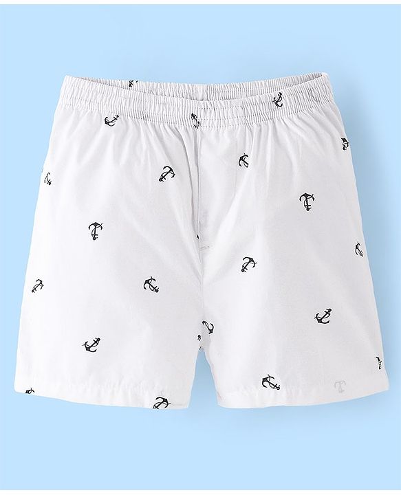 Pine Kids Cotton Elasticated Boxers Ice Cream Print Pack of 2 (Color May Vary)
