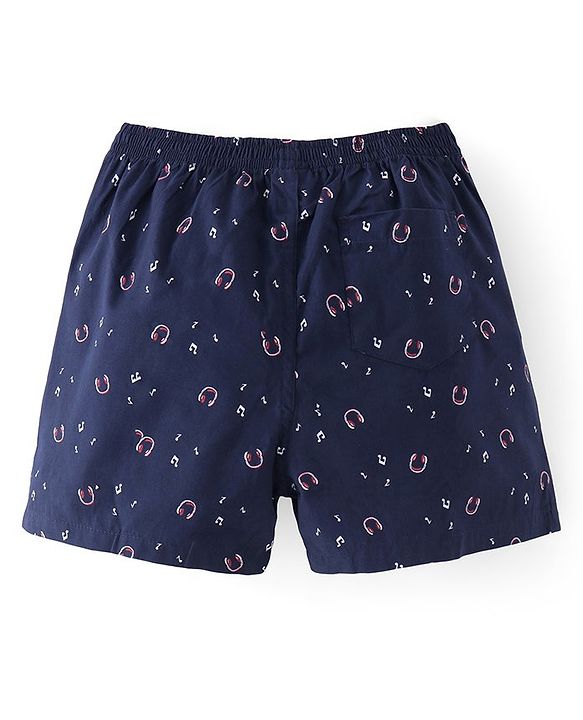 Pine Kids Cotton Elasticated Boxers Anchor Print Pack of 2 (Color May Vary)