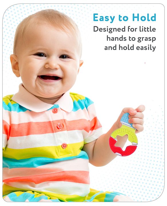 Babyhug Balloon Shaped Water Filled Teether - Red and Yellow| BPA Free Teething Toy| Soothing Gums| 100% Food Grade | Easy to Clean| Easy to Grasp| PVC Free