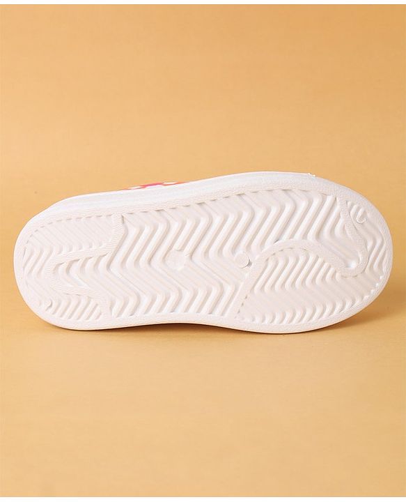 Cute Walk by Babyhug Casual Slip On Shoes Floral Print - Red