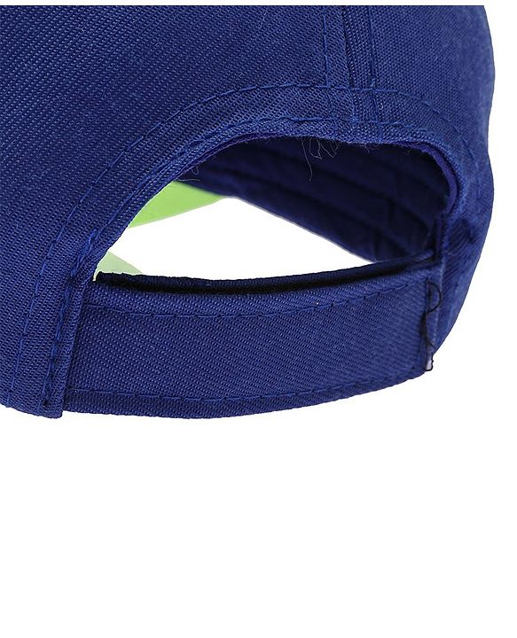 Babyhug Disney Cotton Summer Cap With Mickey Mouse Graphics - Blue & Green