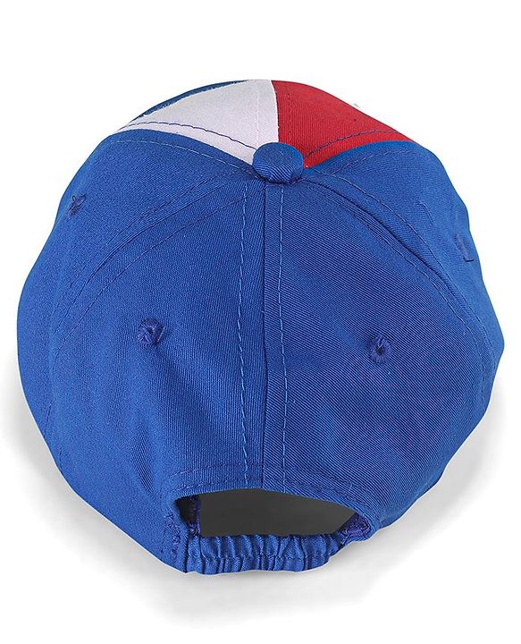 Babyhug Disney Cotton Summer Cap With Mickey Mouse Graphics - Blue