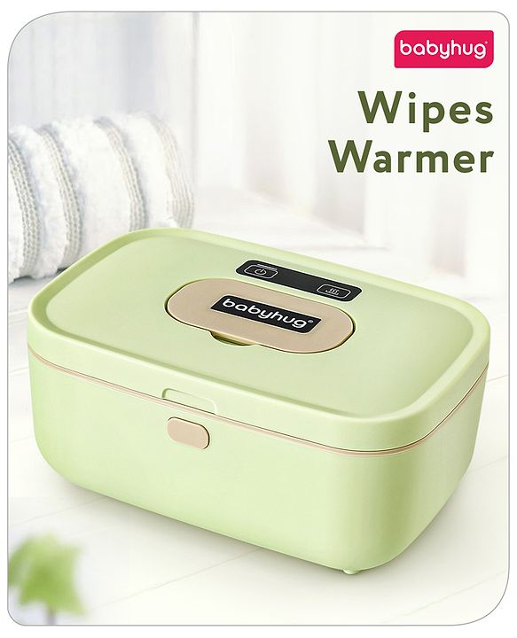 Babyhug Baby Wipes Warmer with LED Display - Green