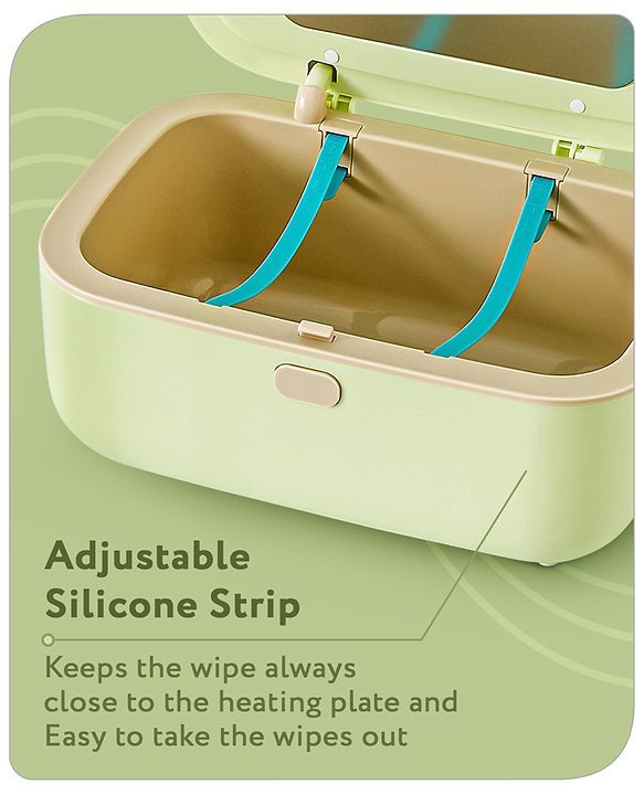 Babyhug Baby Wipes Warmer with LED Display - Green