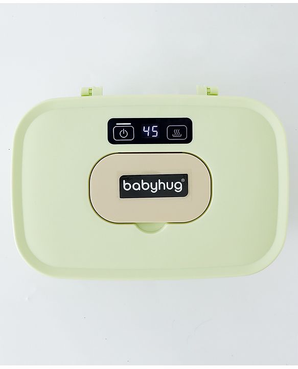 Babyhug Baby Wipes Warmer with LED Display - Green